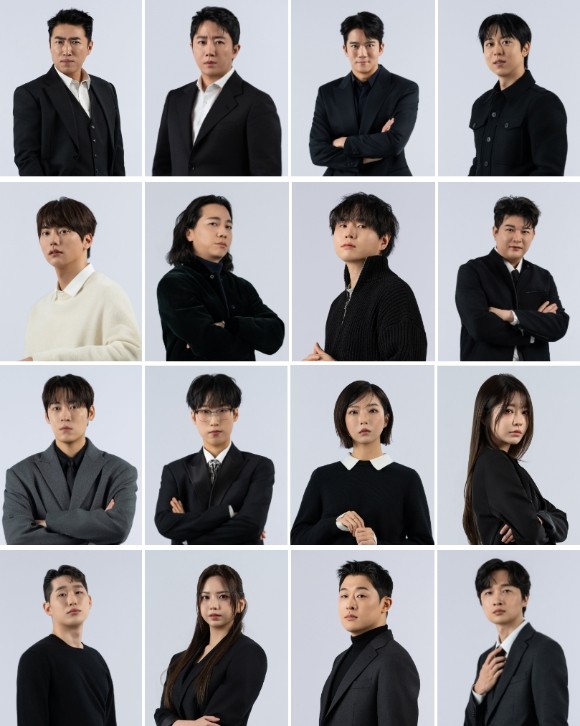 데블스 플랜3에 참가하는 16명의 공식 인물 사진 모음