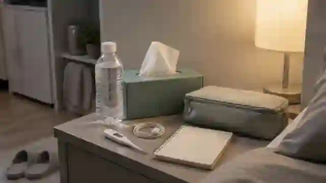 혼자 아픈 날을 위한 집 안 비상 목록, 평소에 한 번만 정리하세요 대표 이미지