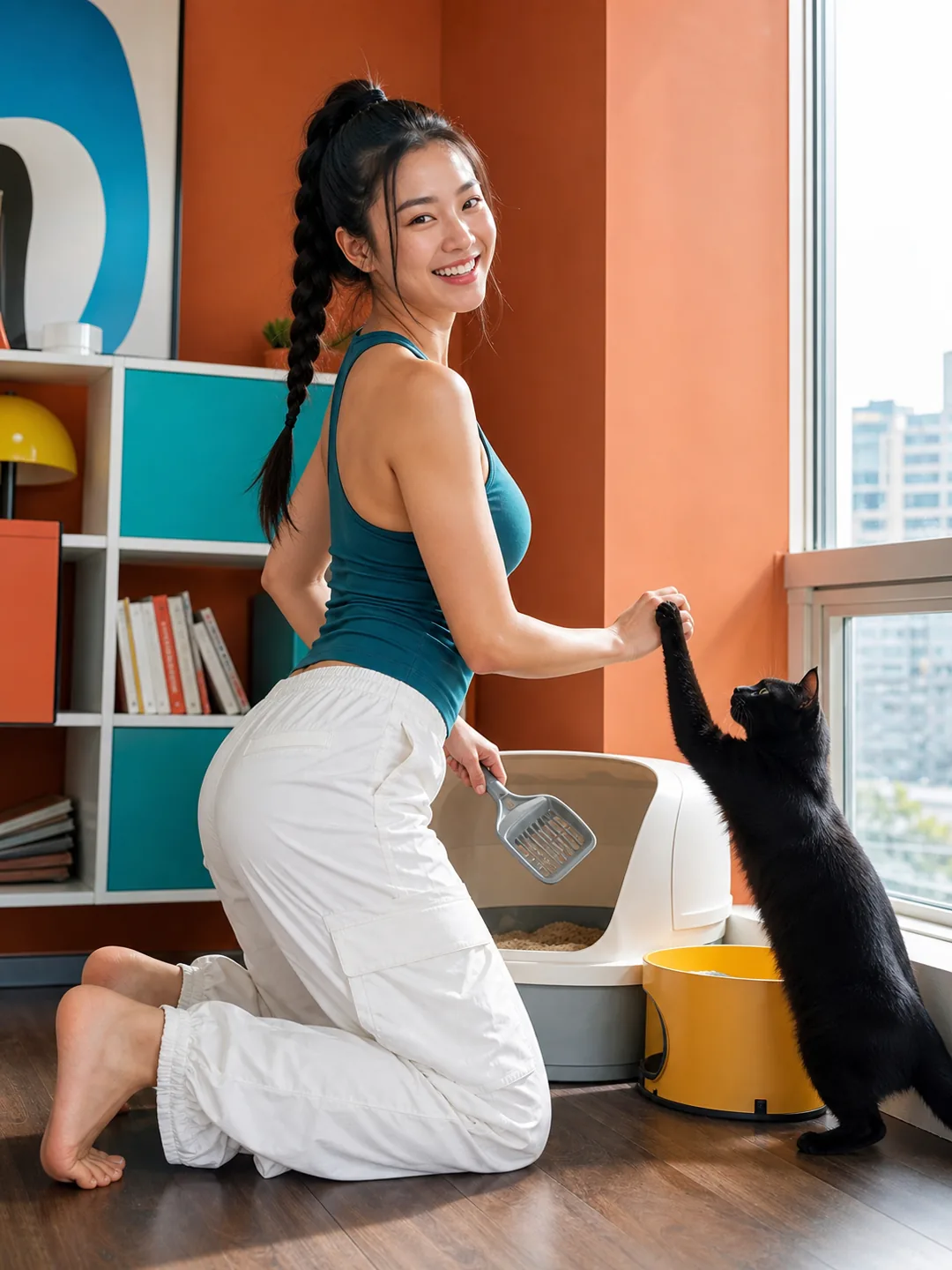 원룸 고양이 화장실, 냄새보다 위치부터 다시 보세요 사진