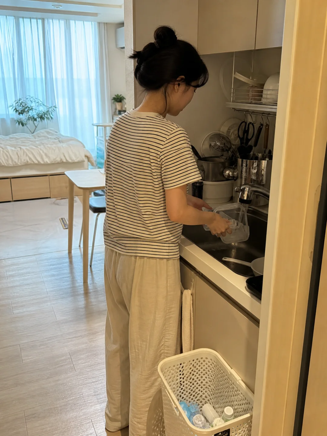 분리배출은 네 가지만: 비우고, 헹구고, 떼고, 나누기 사진