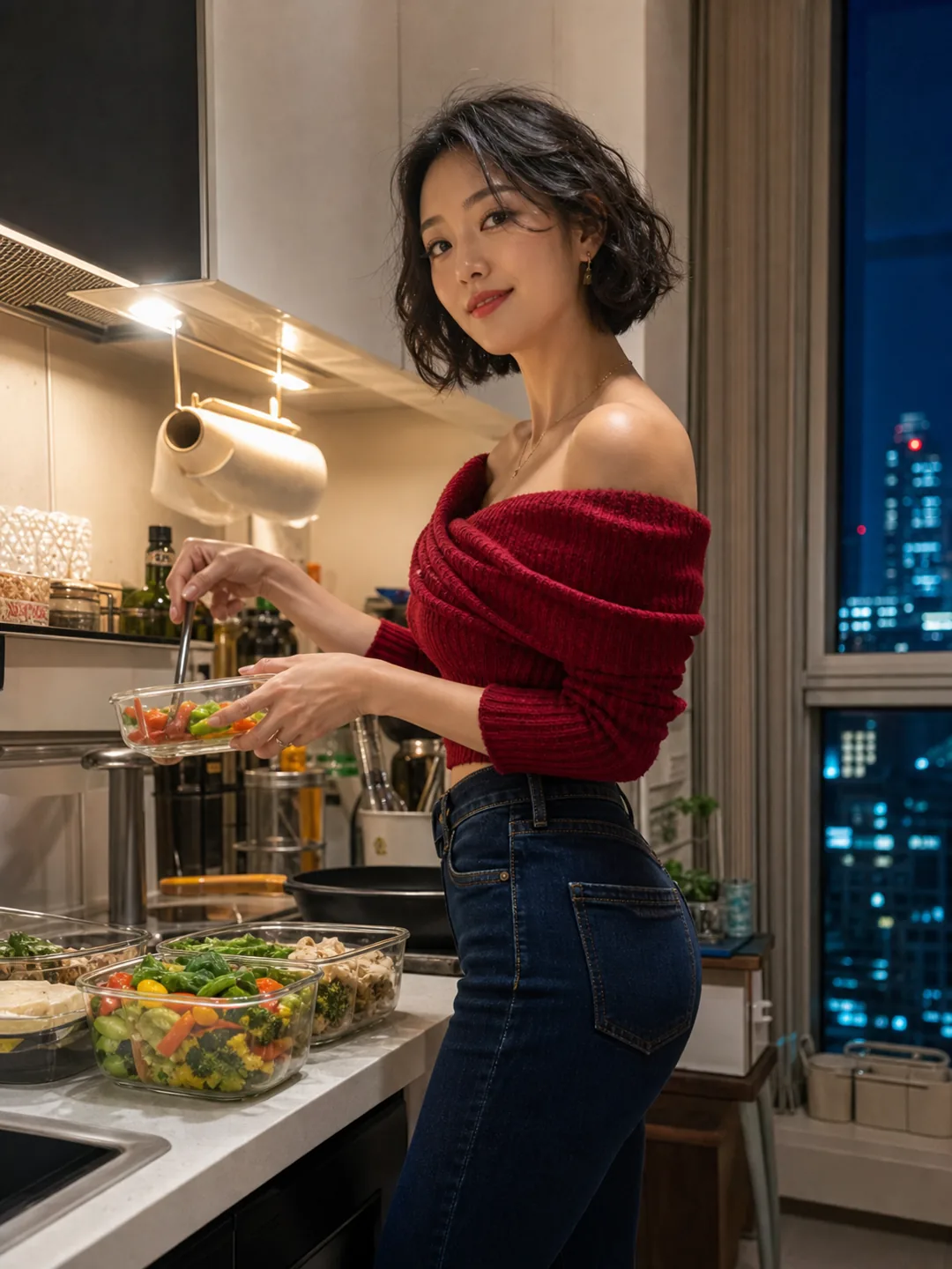 일주일 장보기, 냉장고에서 먼저 먹을 것만 앞으로 사진
